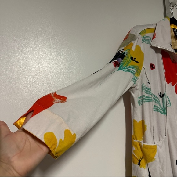 Berek Color of Sunshine Knit Double Zip Up Jacket Size Large - Picture 4 of 10